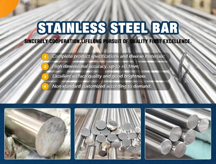 High Quality 316 Stainless Steel Round Bar 2mm, 3mm, 6mm ASTM Stainless Steel Bar